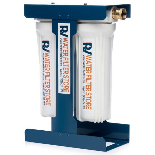 Essential RV Water Filter System - Total Solution with Blue Cage