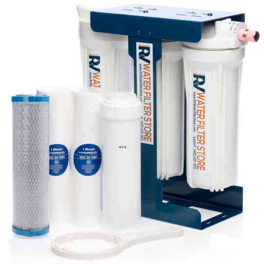 Essential Whole RV Water Filter System with Bracket