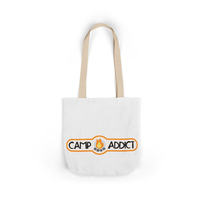 Camp Addict Canvas Tote