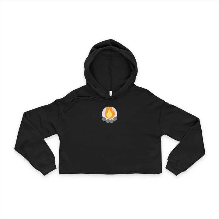 Camp Addict Cropped Hoodie — Women&