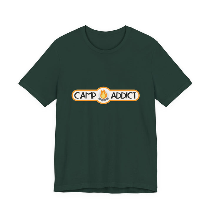 Camp Addict Wordmark Tee — Unisex
