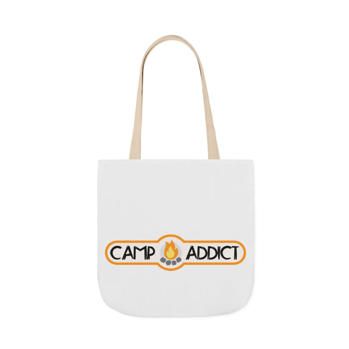 Camp Addict Canvas Tote