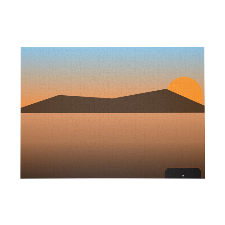 Camp Addict Jigsaw Puzzle — Ocean Sunset RV