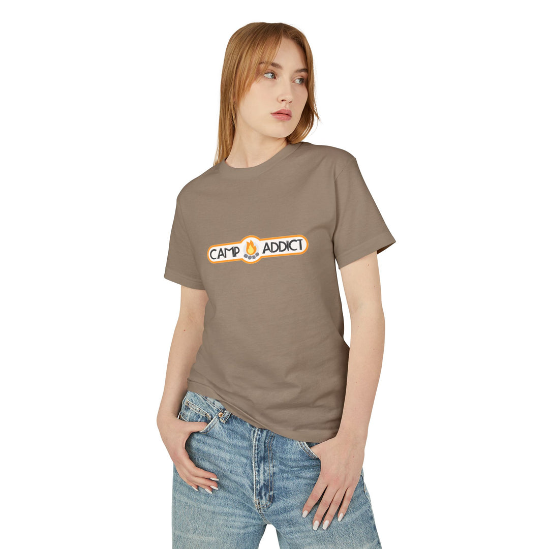 Camp Addict Heritage Tee — Unisex Heavyweight