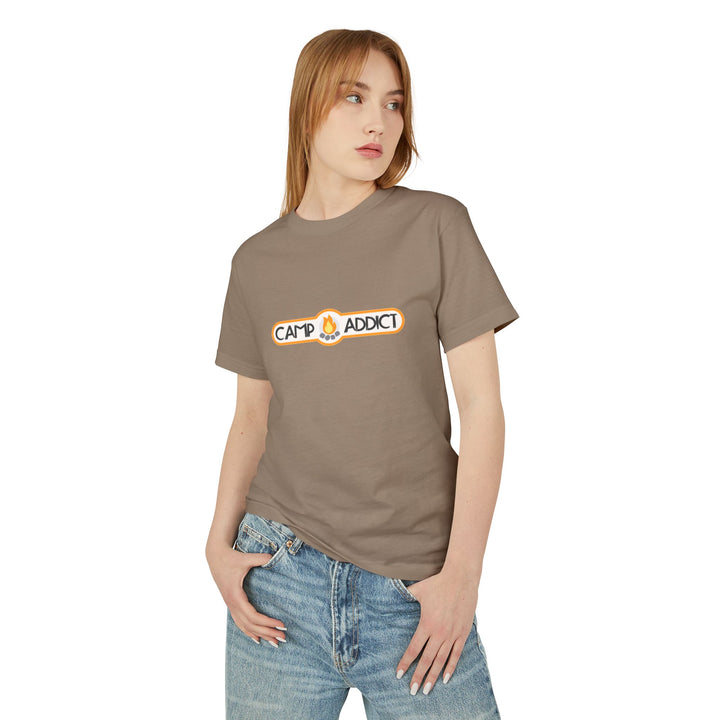 Camp Addict Heritage Tee — Unisex Heavyweight