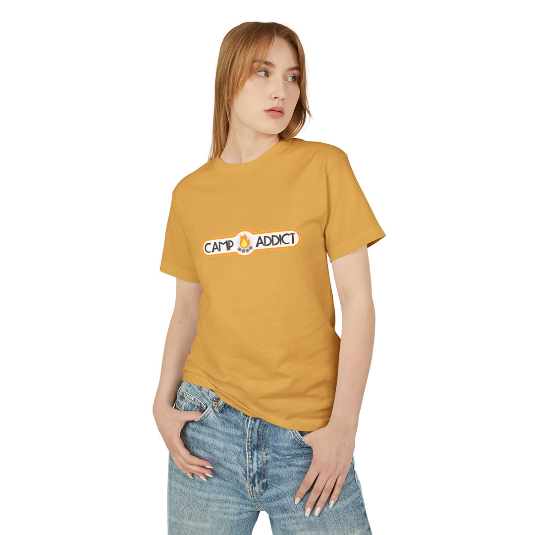 Camp Addict Heritage Tee — Unisex Heavyweight