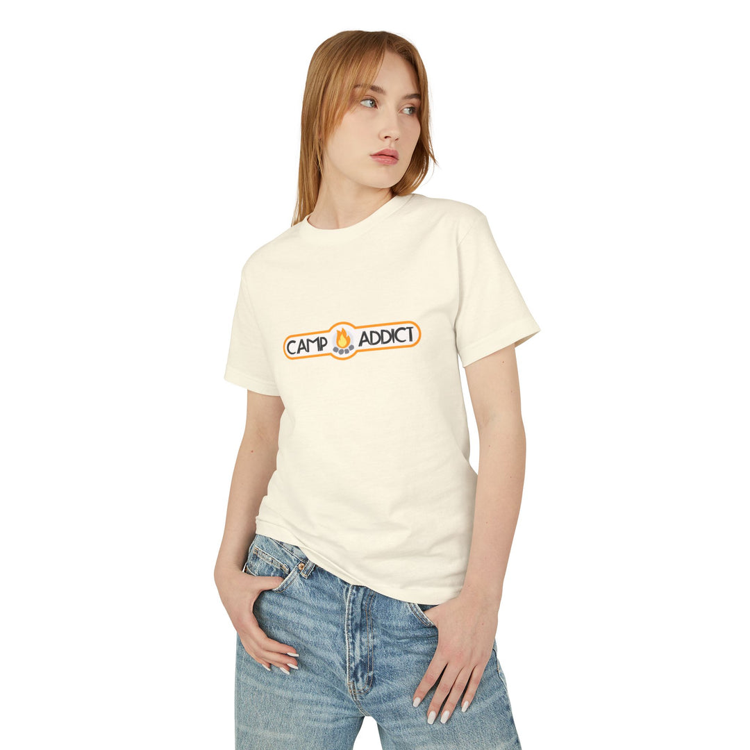 Camp Addict Heritage Tee — Unisex Heavyweight