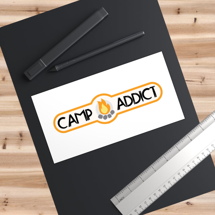 Camp Addict Bumper Sticker
