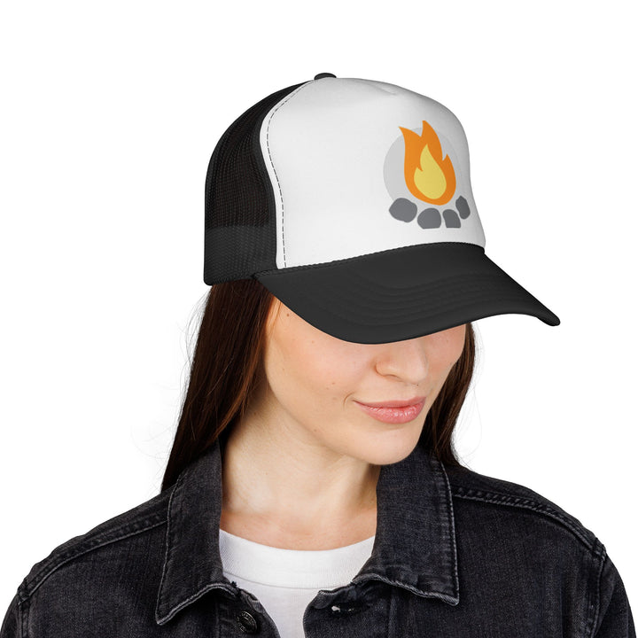 Camp Addict Trucker Hat — Icon