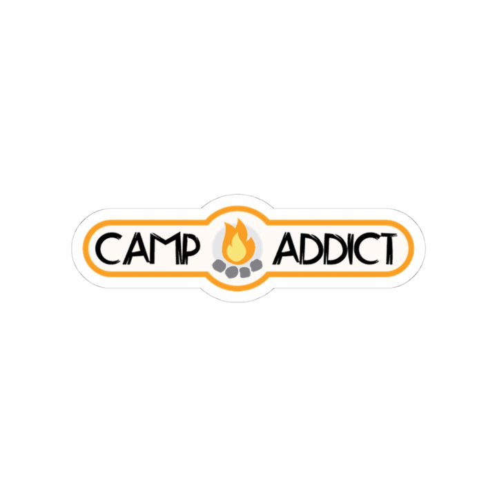 Camp Addict Sticker — Badge