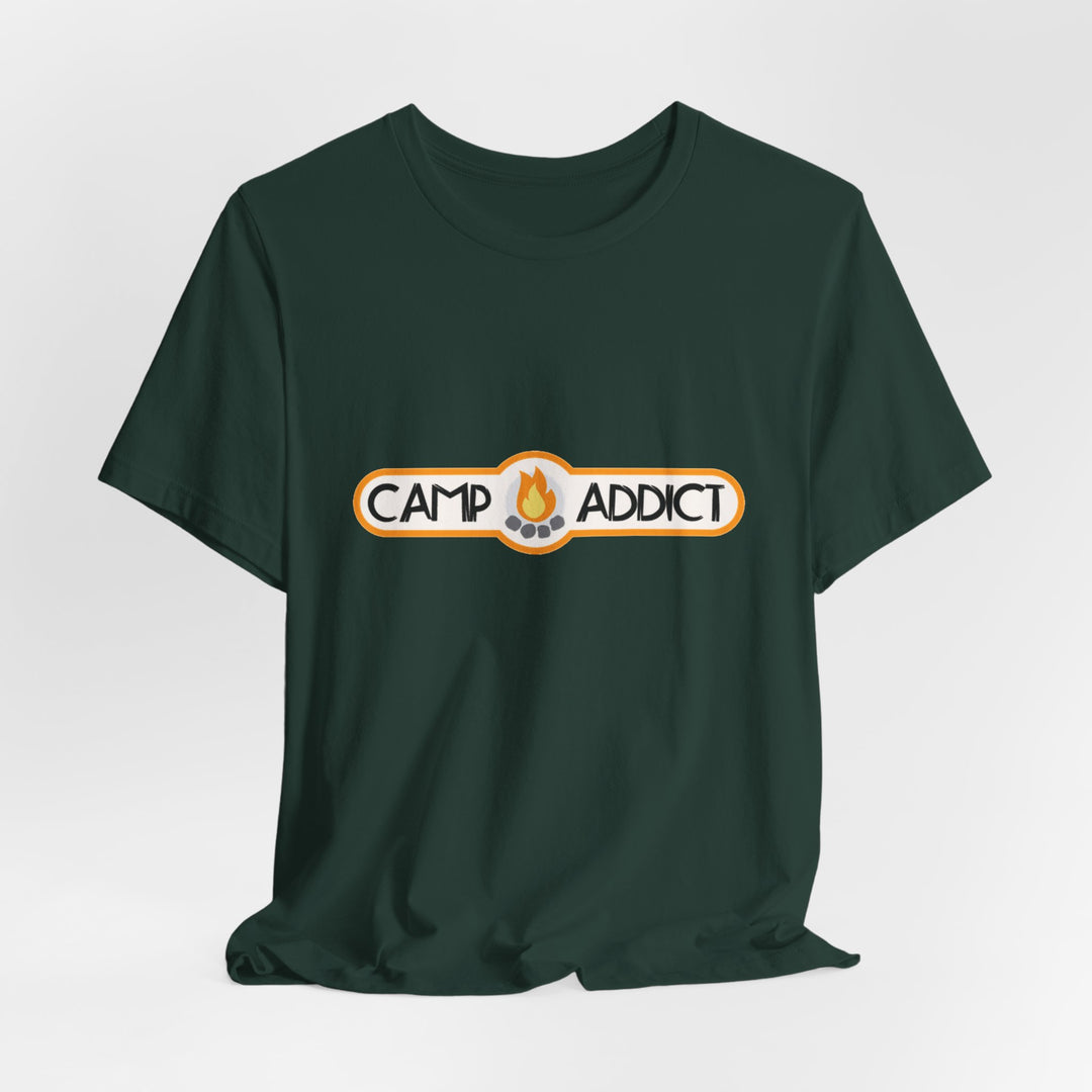 Camp Addict Wordmark Tee — Unisex