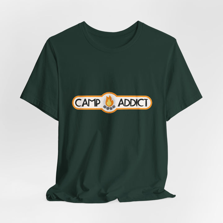 Camp Addict Wordmark Tee — Unisex
