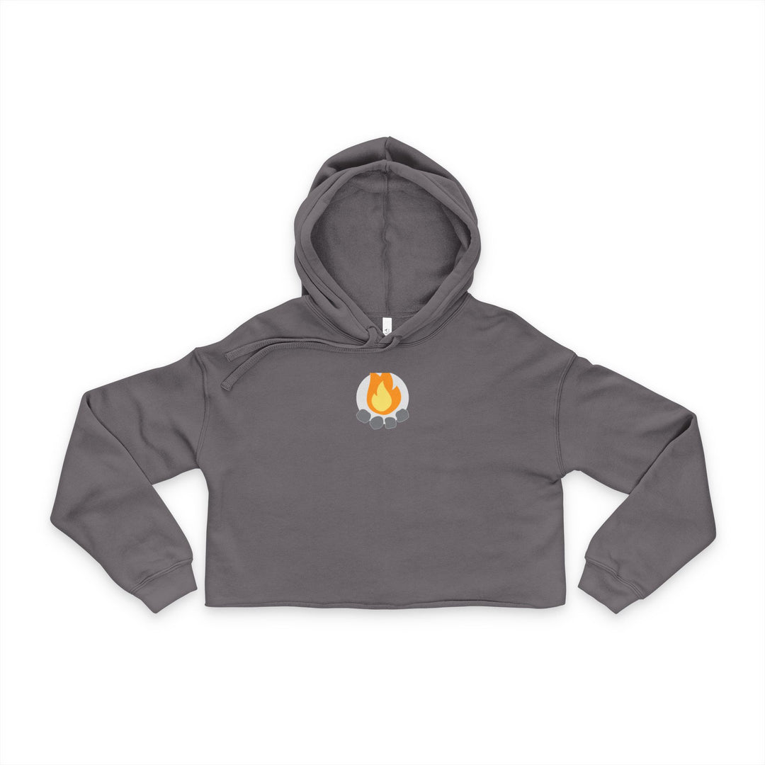 Camp Addict Cropped Hoodie — Women&