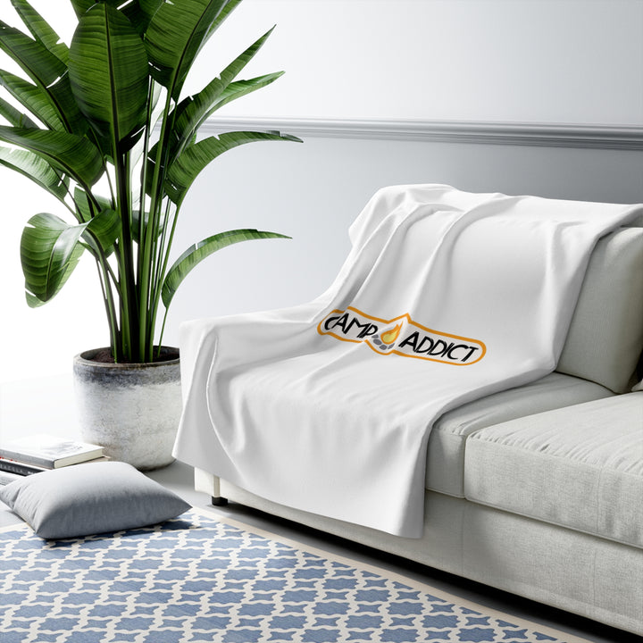 Camp Addict Sherpa Blanket
