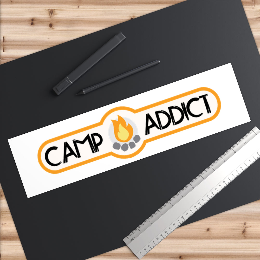 Camp Addict Bumper Sticker