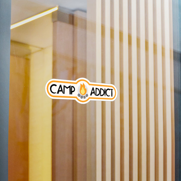 Camp Addict Window Decal