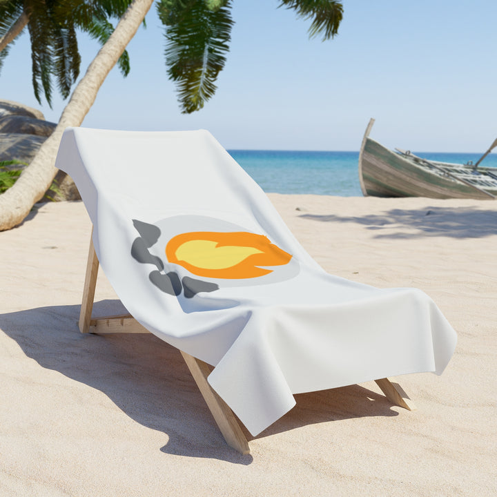 Camp Addict Beach Towel — Icon