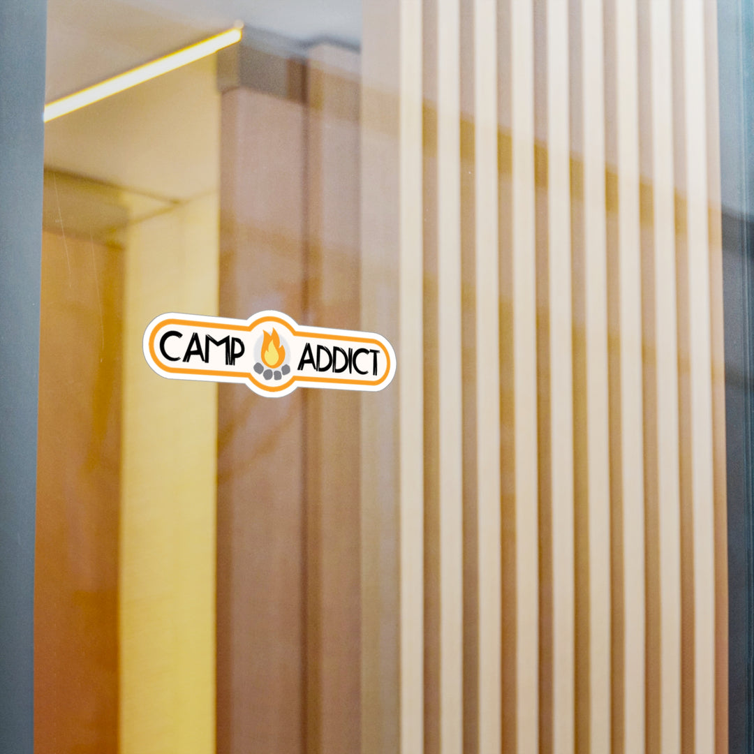 Camp Addict Window Decal