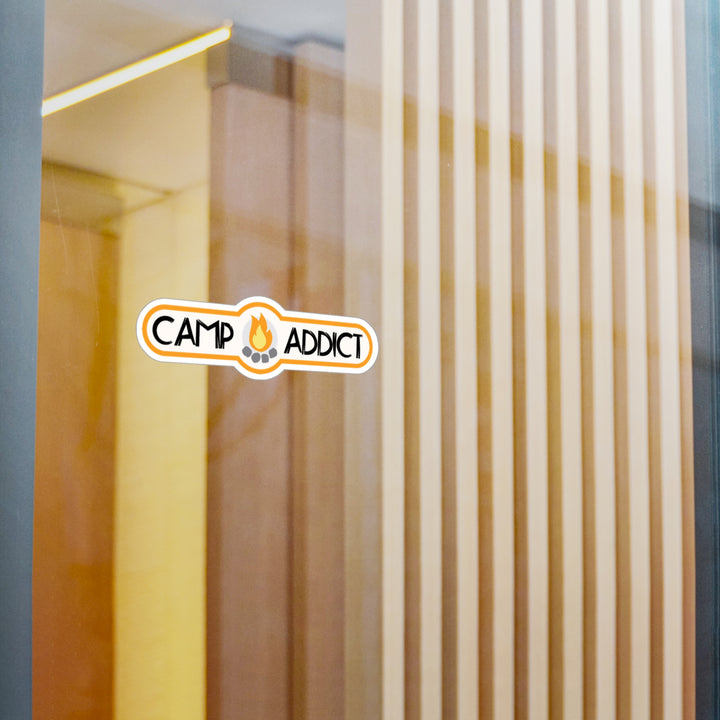 Camp Addict Window Decal