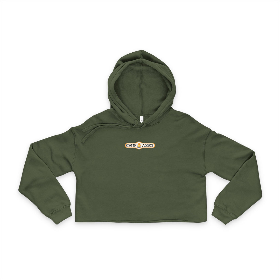 Camp Addict Cropped Hoodie — Women&