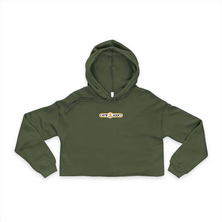 Camp Addict Cropped Hoodie — Women&