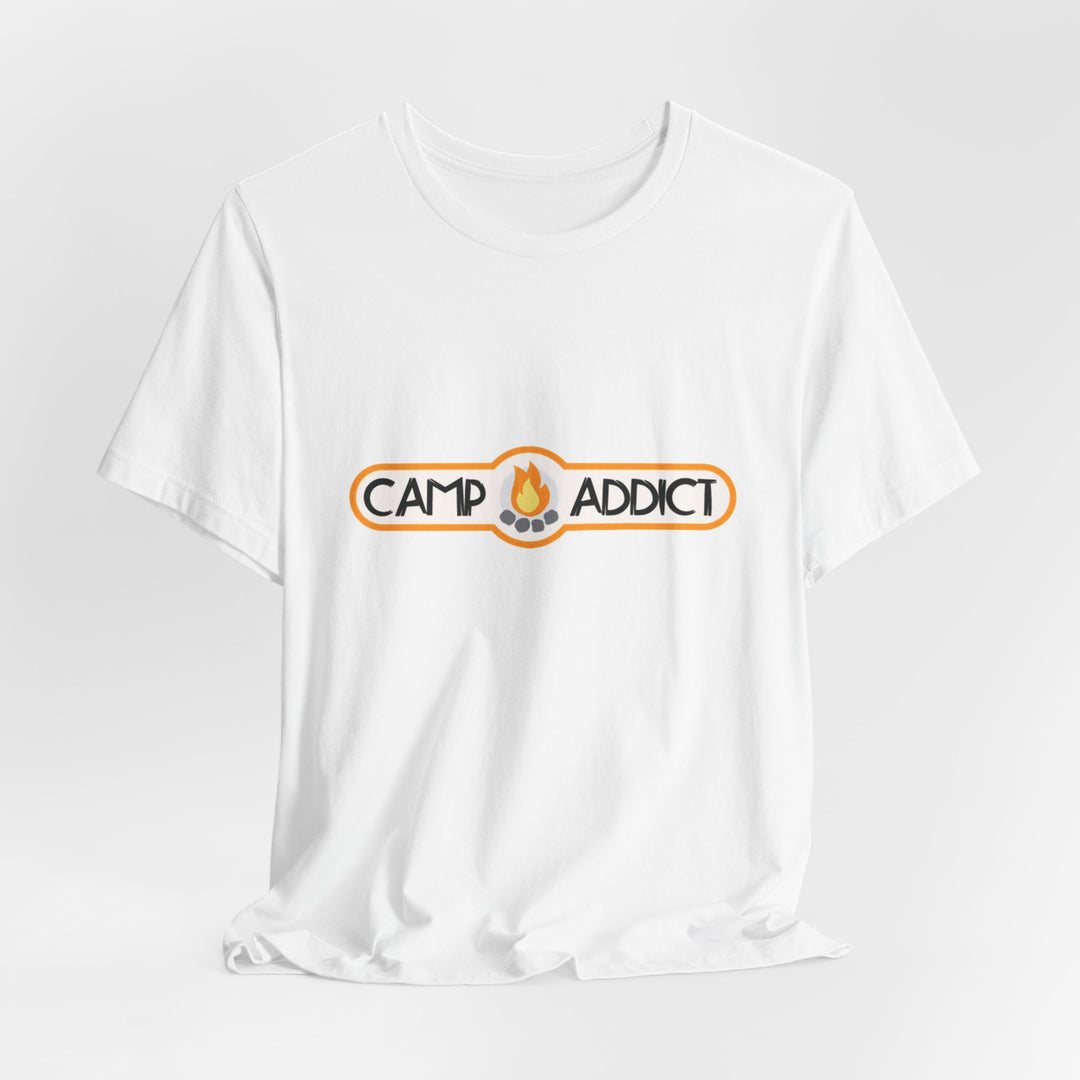 Camp Addict Wordmark Tee — Unisex