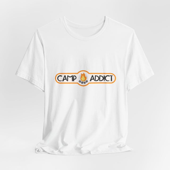 Camp Addict Wordmark Tee — Unisex