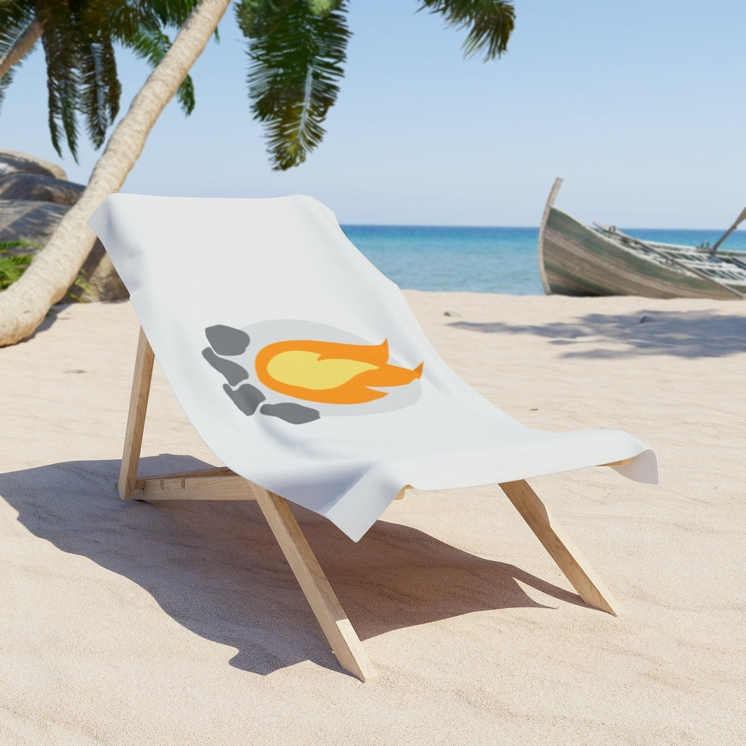 Camp Addict Beach Towel — Icon