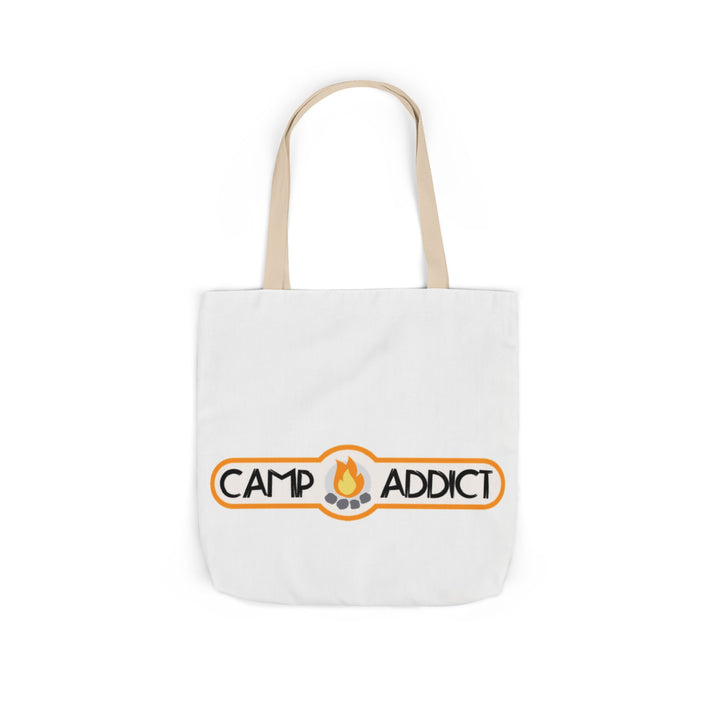 Camp Addict Canvas Tote