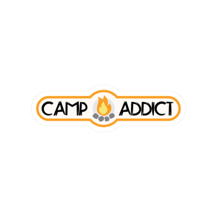 Camp Addict Sticker — Badge