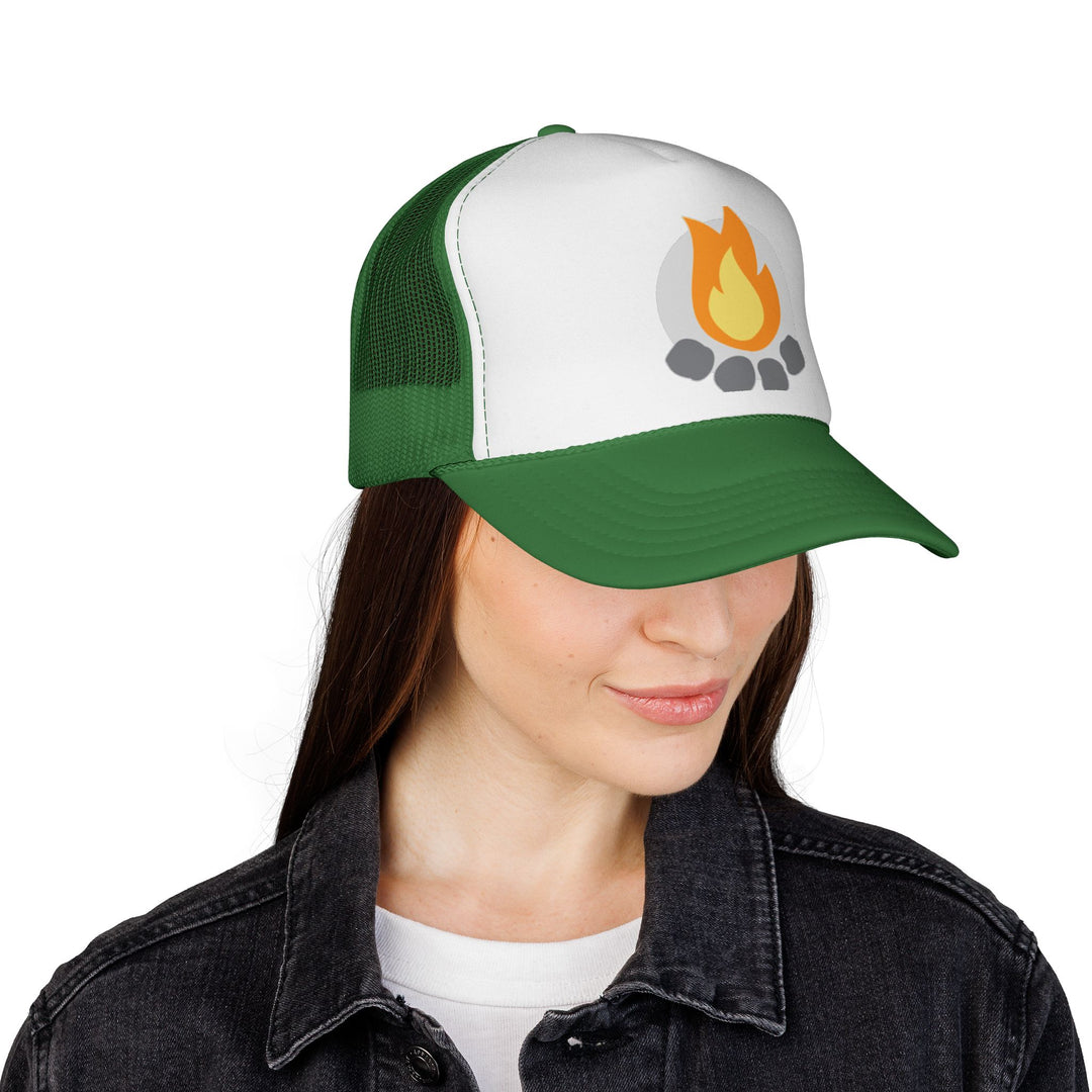 Camp Addict Trucker Hat — Icon