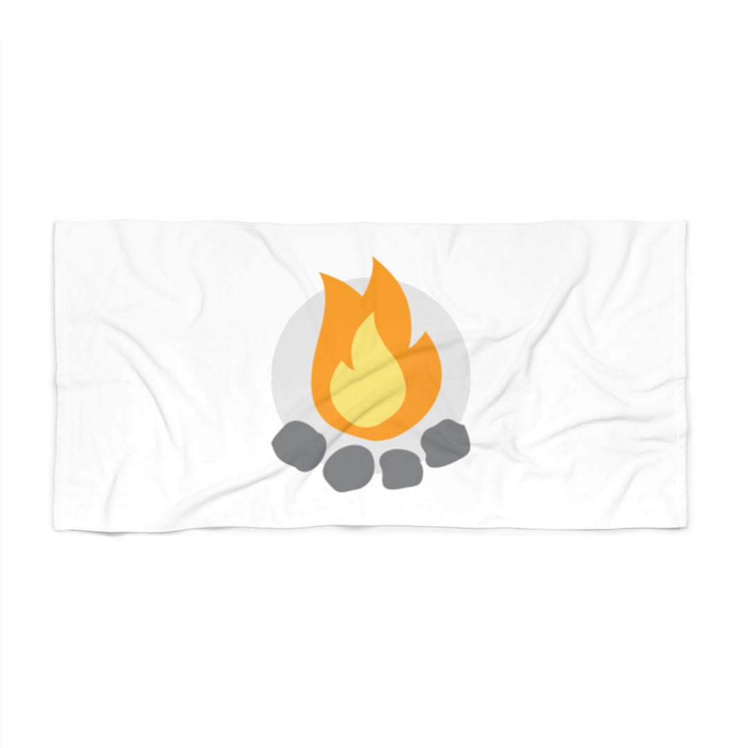 Camp Addict Beach Towel — Icon