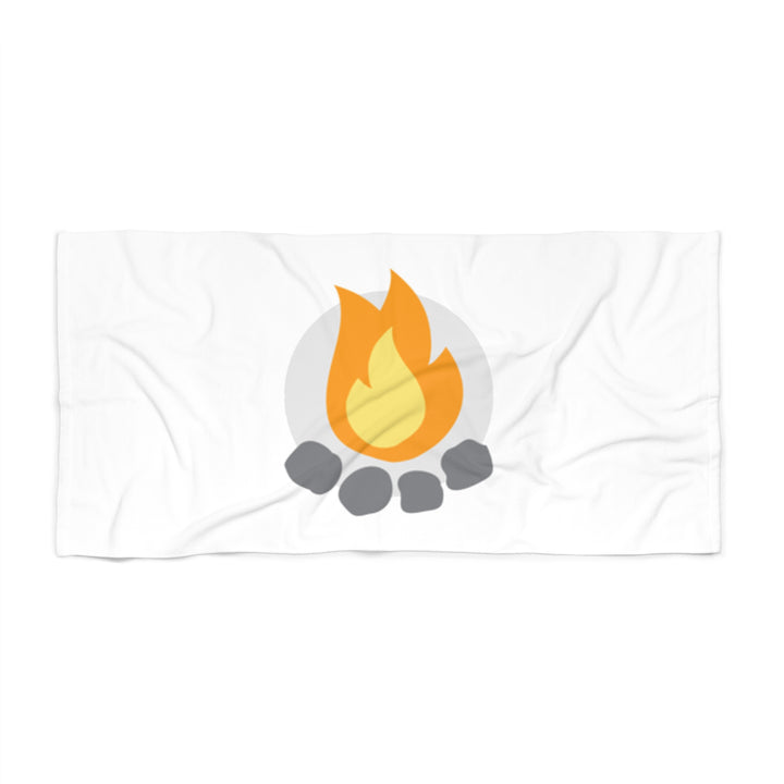 Camp Addict Beach Towel — Icon
