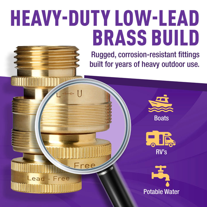 Lead Free Brass Quick Connect Set