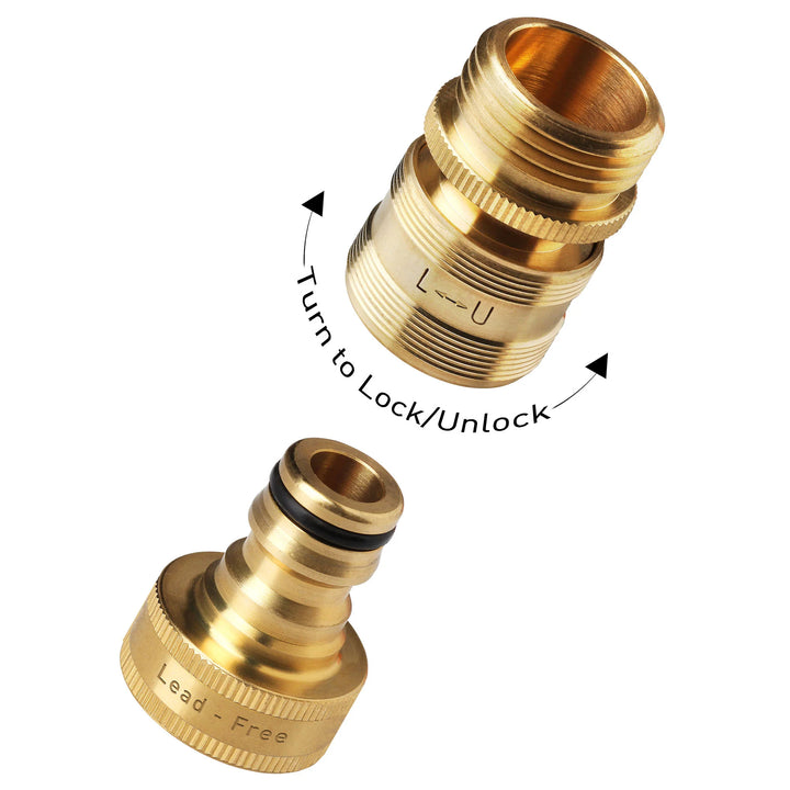 Lead Free Brass Quick Connect Set