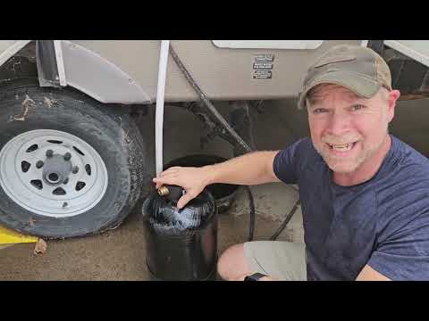 RVWFS Essential RV Water Softener Portable 16,000 Grain w 4 ft Hose &amp; Hardness Test Strips

